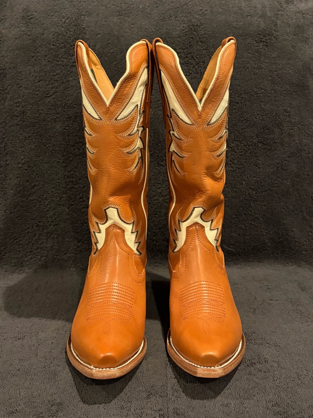 Tecovas Annie Pecan Bone Snip Toe Cowgirl Boots - Picture 3 of 7